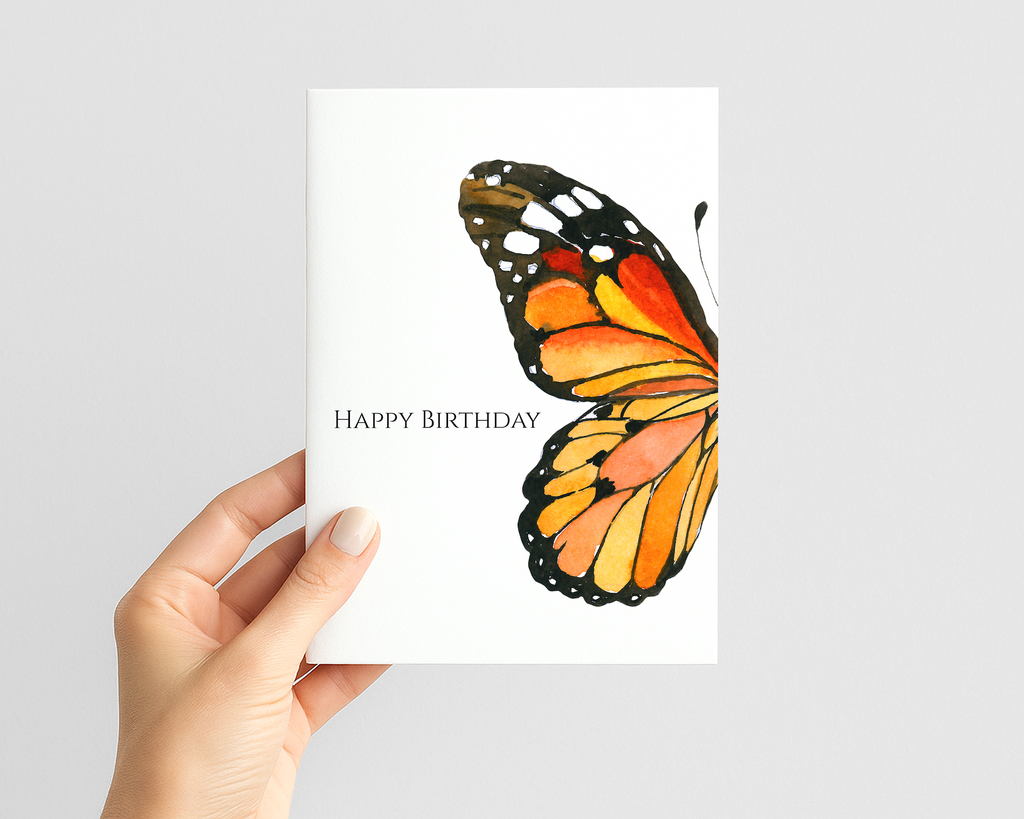 Monarch Butterfly Birthday Card image 1