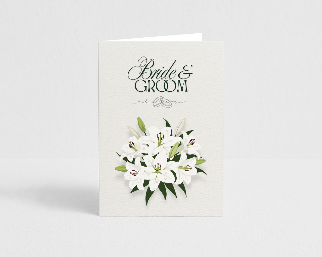 Bride & Groom Wedding Card image 0
