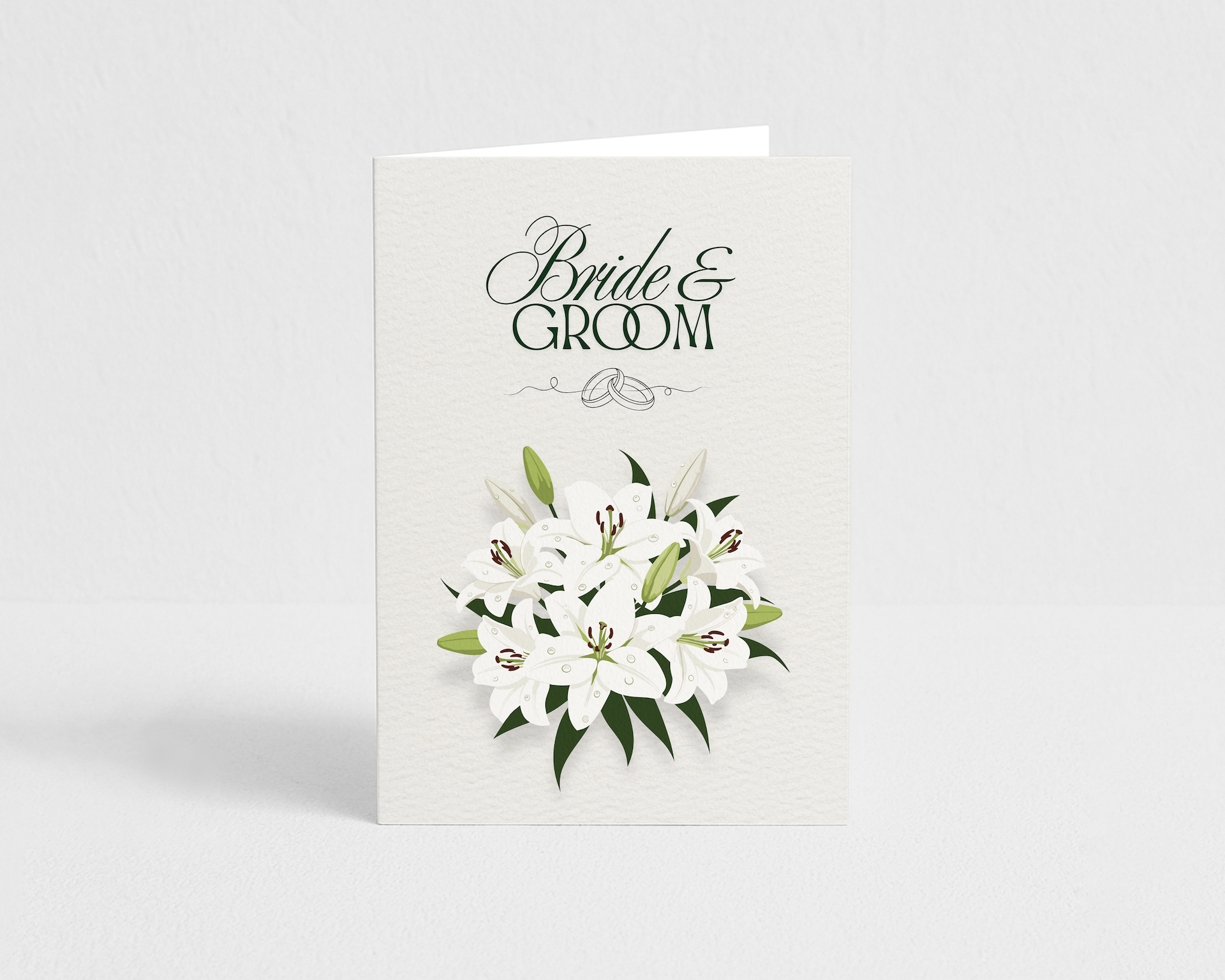Bride & Groom Wedding Card image 0