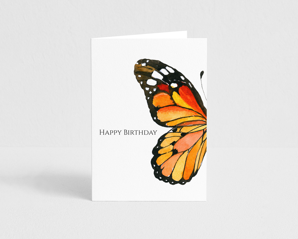 Monarch Butterfly Birthday Card image 0