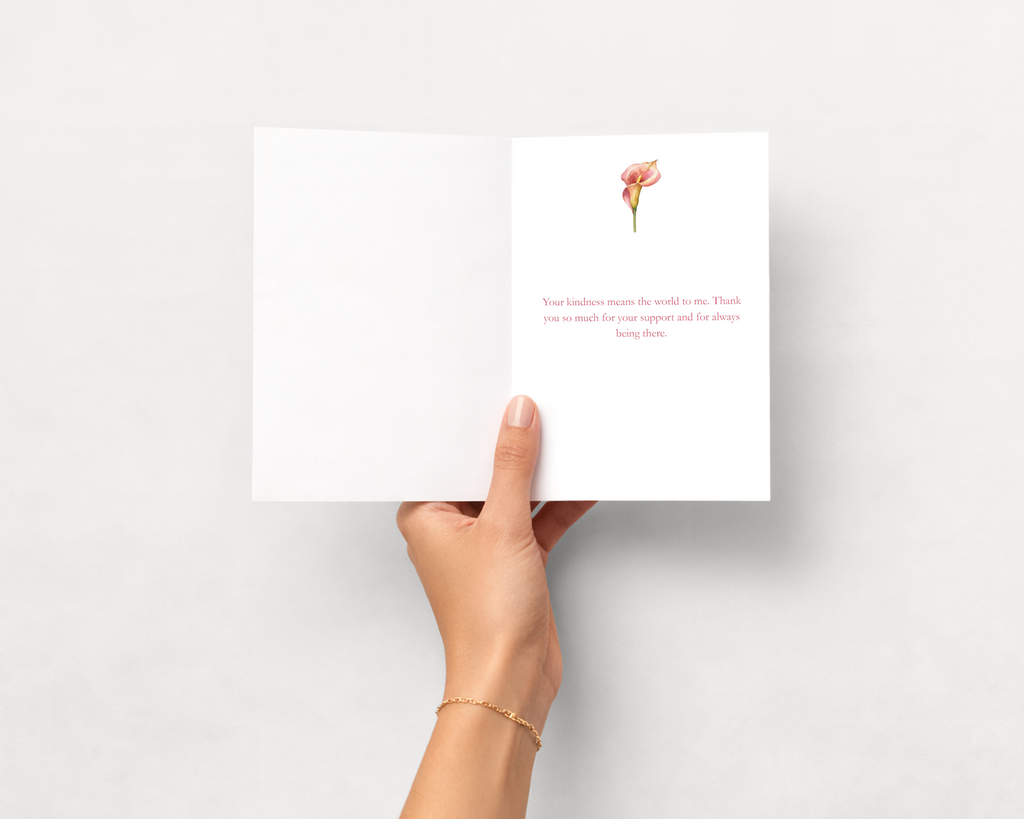 Elegant Calla Lily Thank You image 3