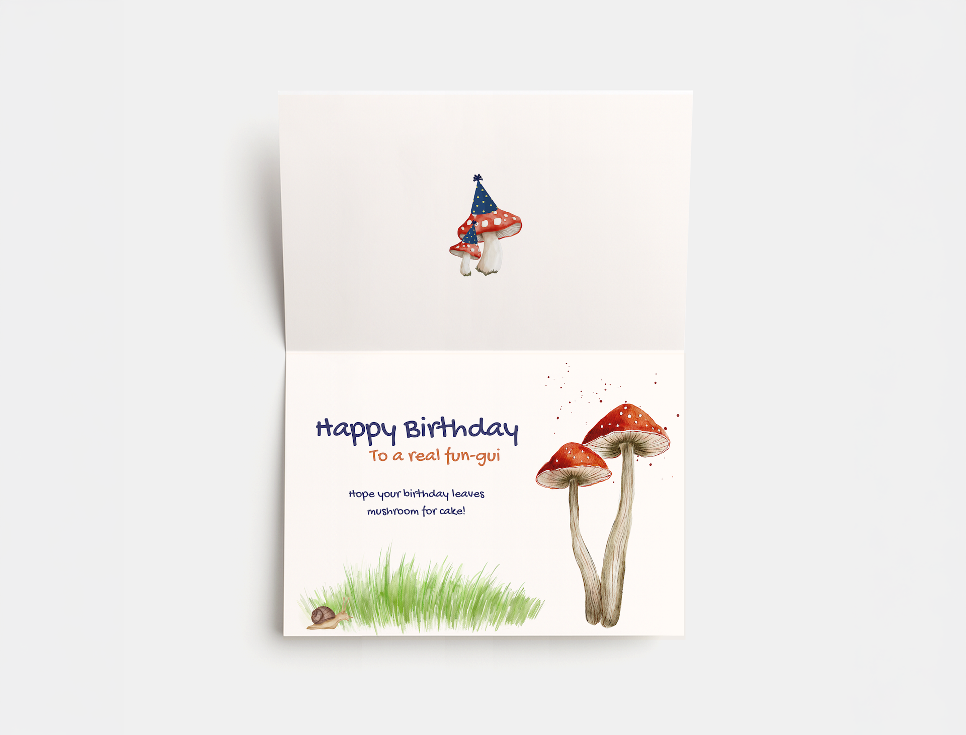 Mushroom Birthday Card image 1