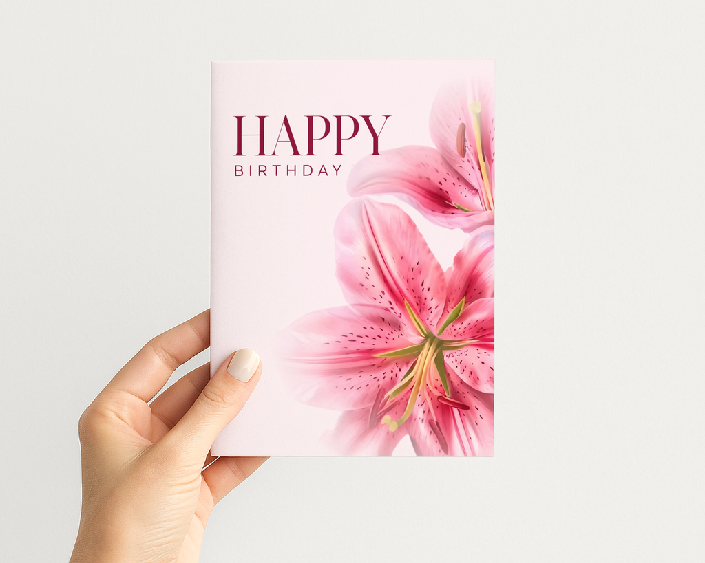 Happy Birthday Stargazer Lily