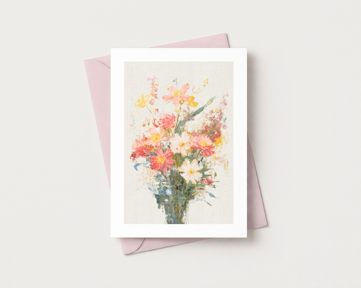 Floral Bouquet Birthday Card