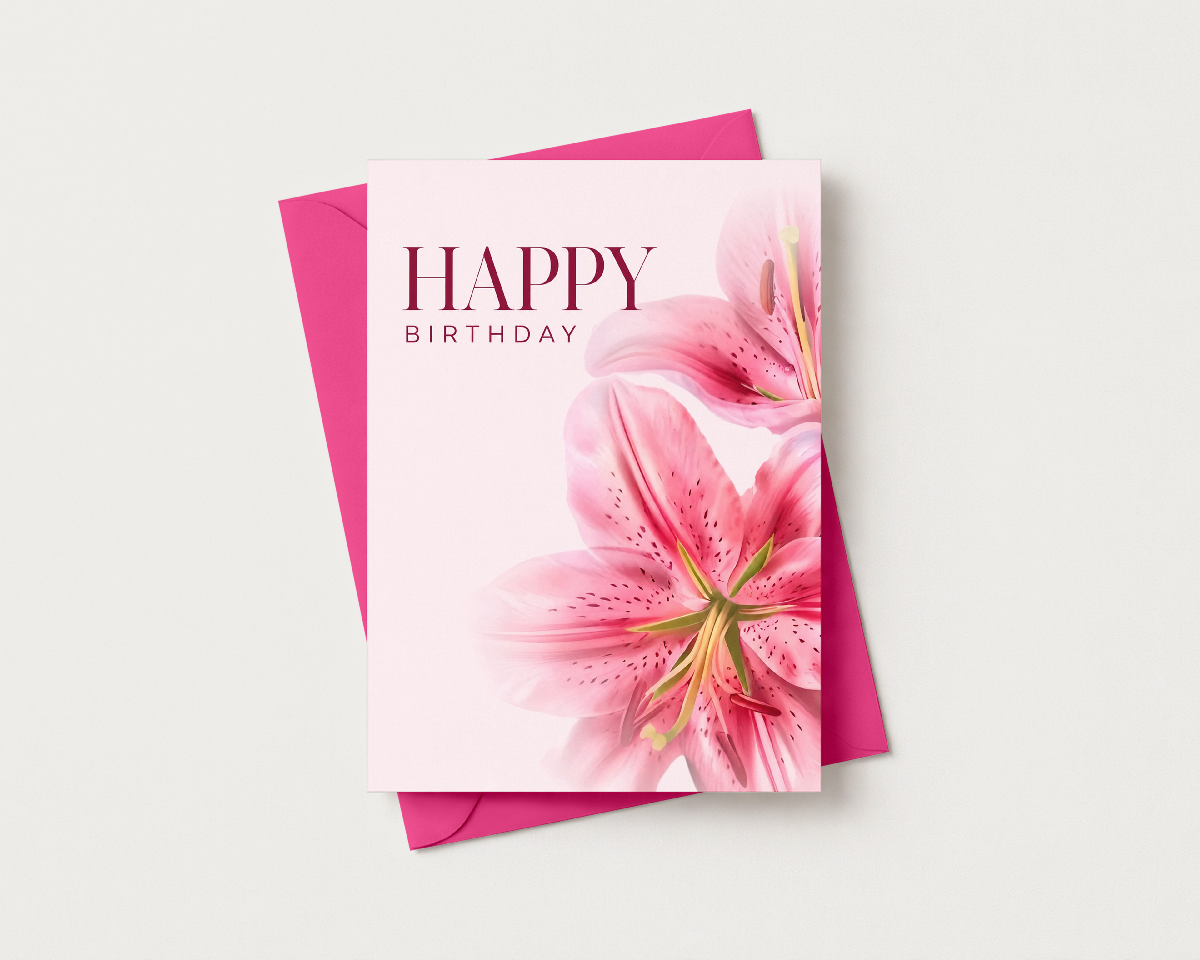 Happy Birthday Stargazer Lily