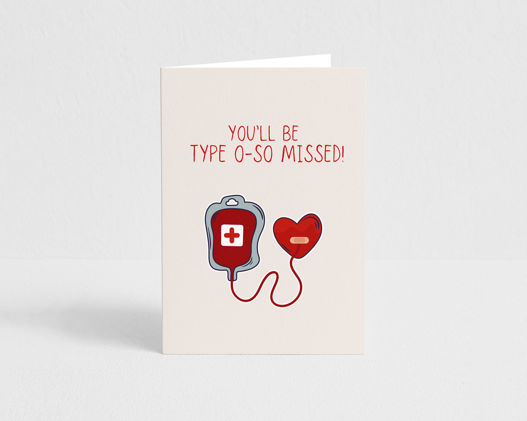 You'll Be Type O-So Missed