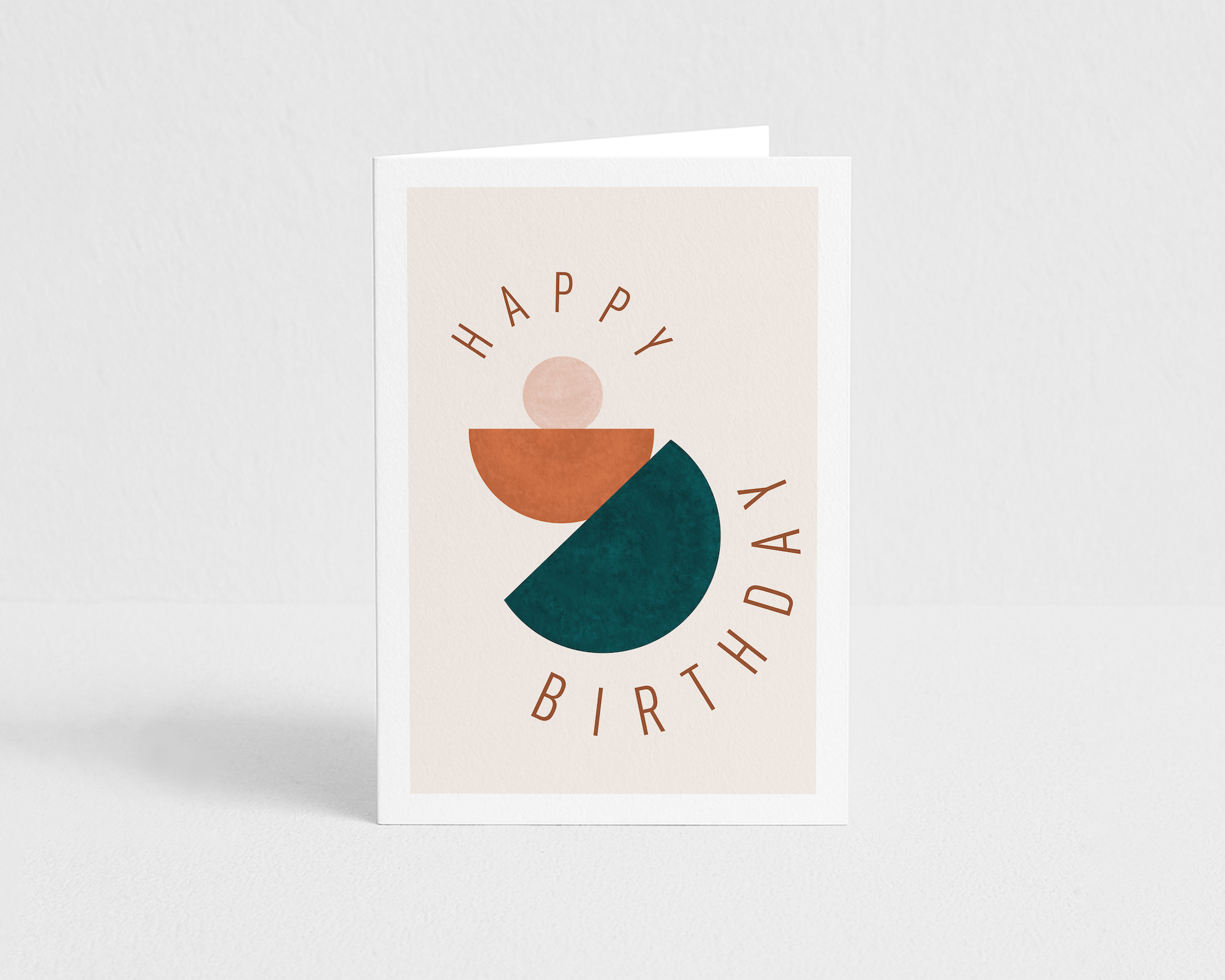 Calm Abstract Birthday Card image 0